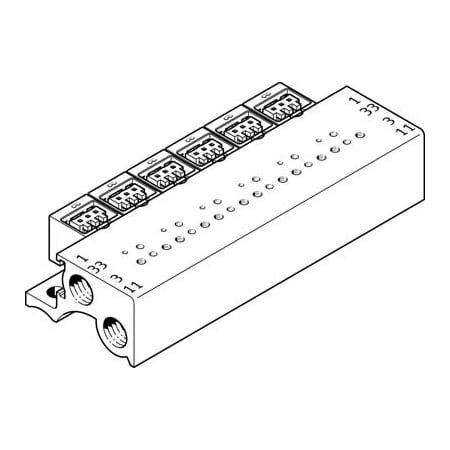 Manifold Block MHP1-PR10-3-PI